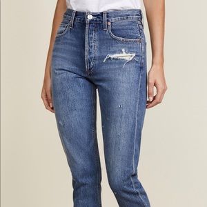 Agolde Jamie High Rise in Grade